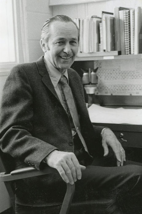 John in his office at Sandia National Laboratory
