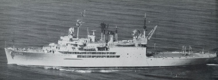 USS Norton Sound, from The Horned Shellback, 1958 Cruise