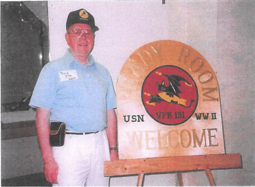 Bob Gill, the "go0to guy" for all enlisted men, at the third reunion in Pensacola, Florida, spring 1993