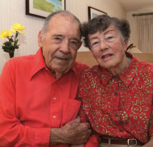 Del and Jean at home, October 2013