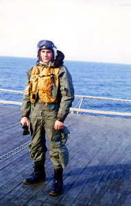 Stan on carrier deck