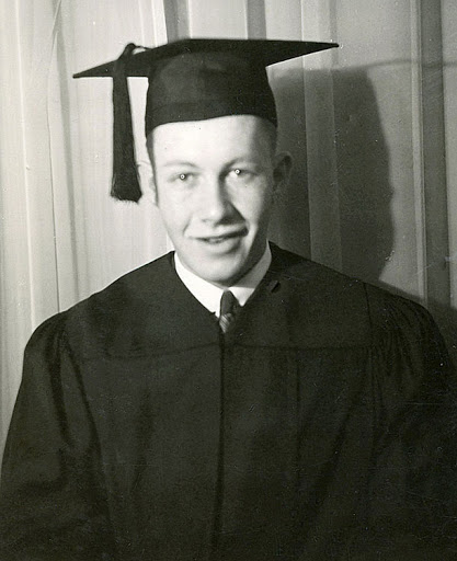 Allen's high school graduation photo