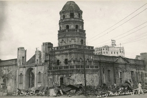 War damage in Manila