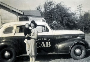Genoma with young Jerry; Neal owned a cab company in Tecumseh, Oklahoma at the time